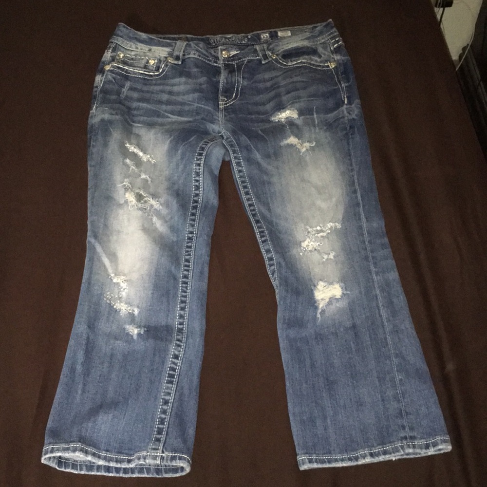 Miss me cropped jeans